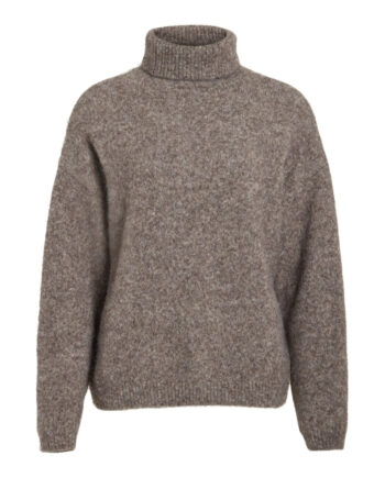 Vila Dame Strik Vijada - Taupe Gray Melange