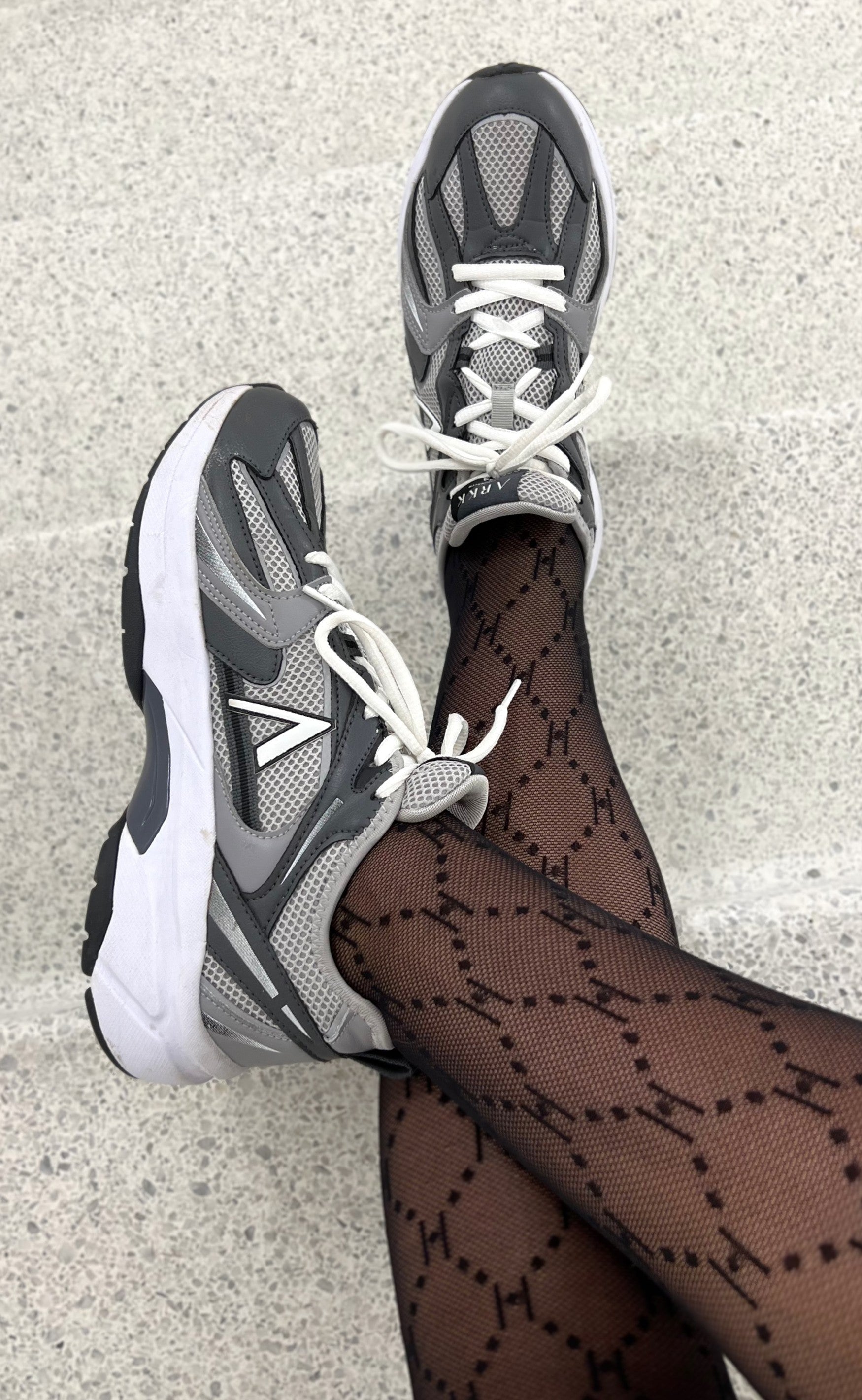 Arkk Copenhagen Sneakers - Oserra Mesh - Ash Castlerock