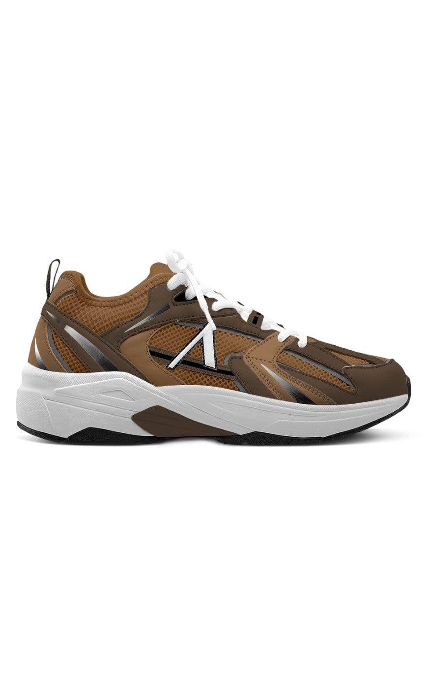 Arkk Copenhagen Sneakers - Oserra Mesh - Tobacco Brown Dark Earth Black