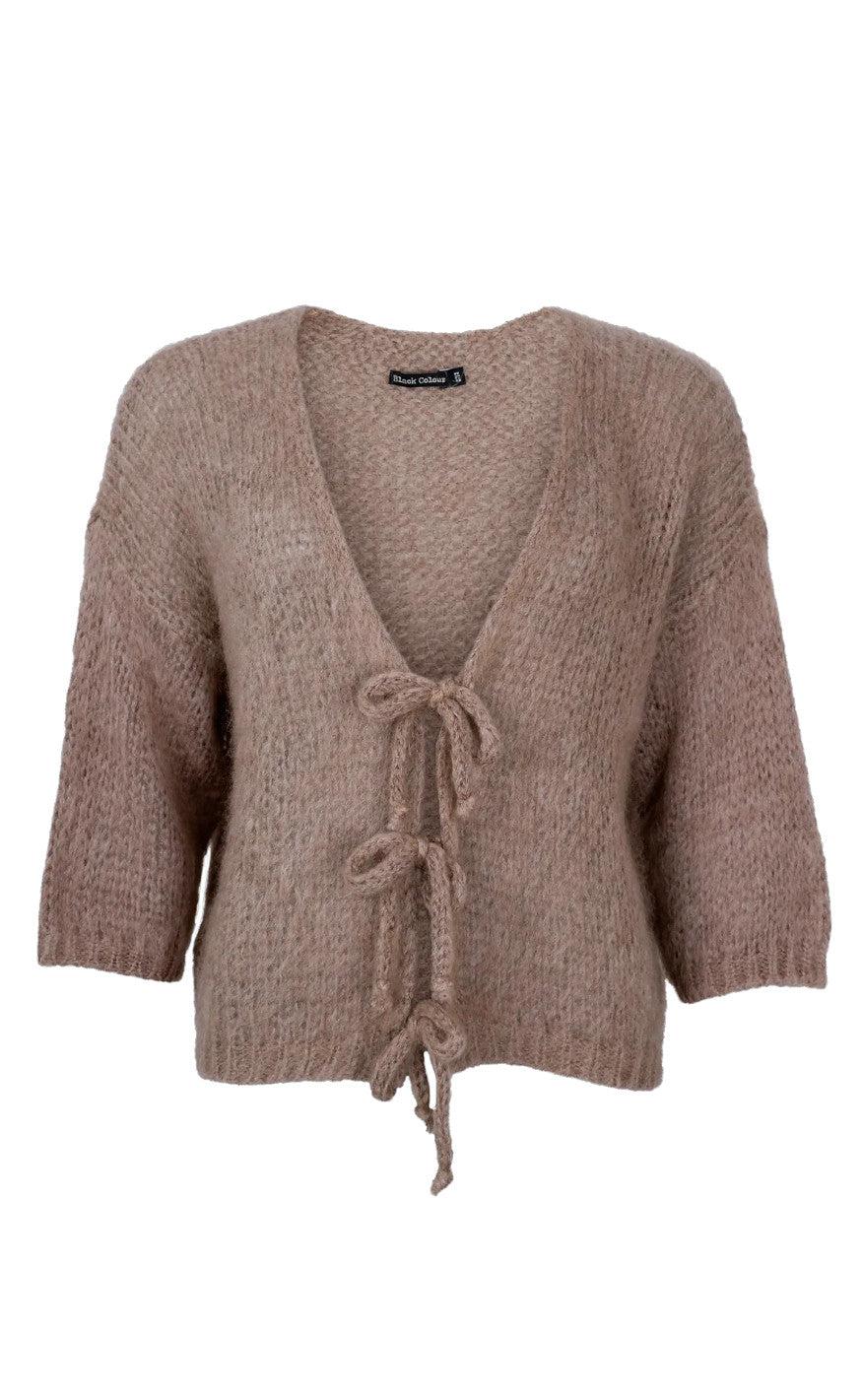 Black Colour Cardigan - Casey - Nougat