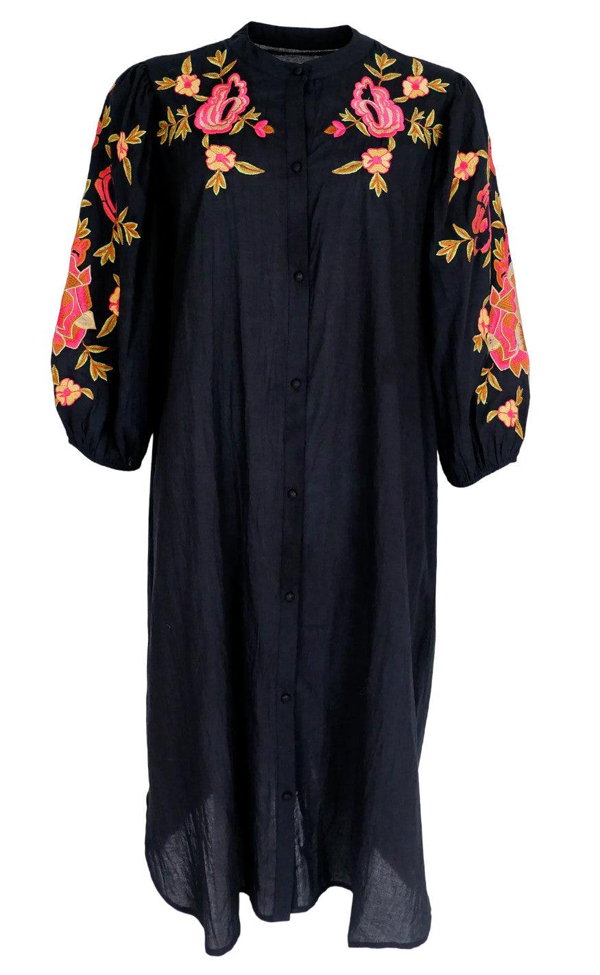 Black Colour Kjole - Naja Tunic - Black