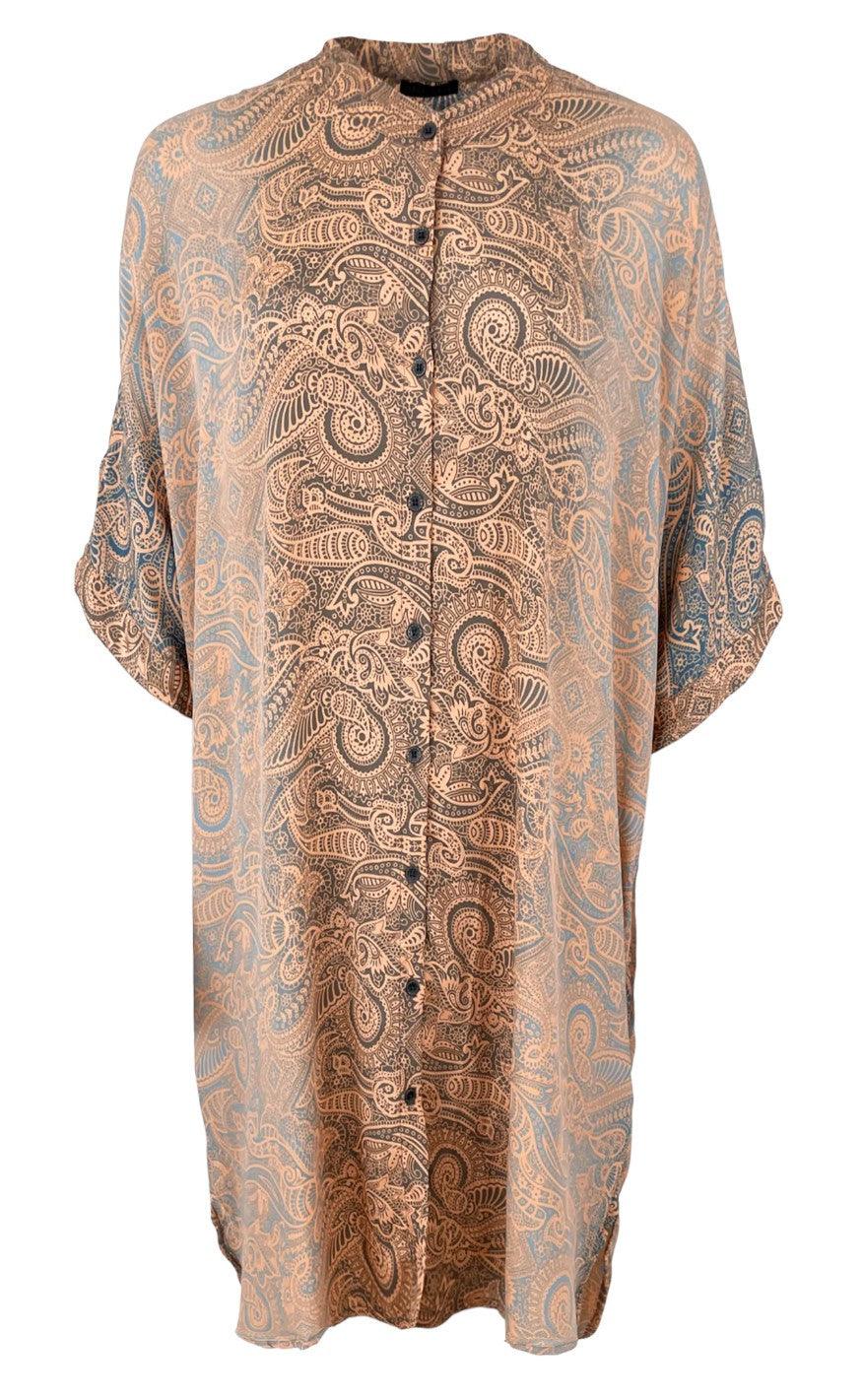 Black Colour Tunika - Luna Tunic - Sea Ivory