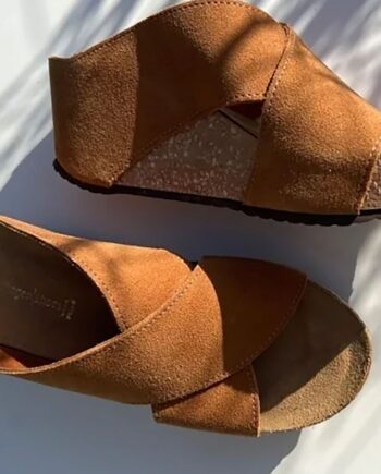 Copehagen Shoes Sandaler - Frances 23 Suede - Dark Brown