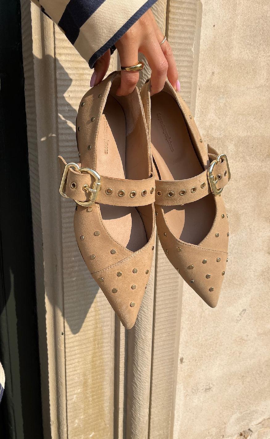 Copenhagen Shoes Ballerinaer - Be Sure - Beige