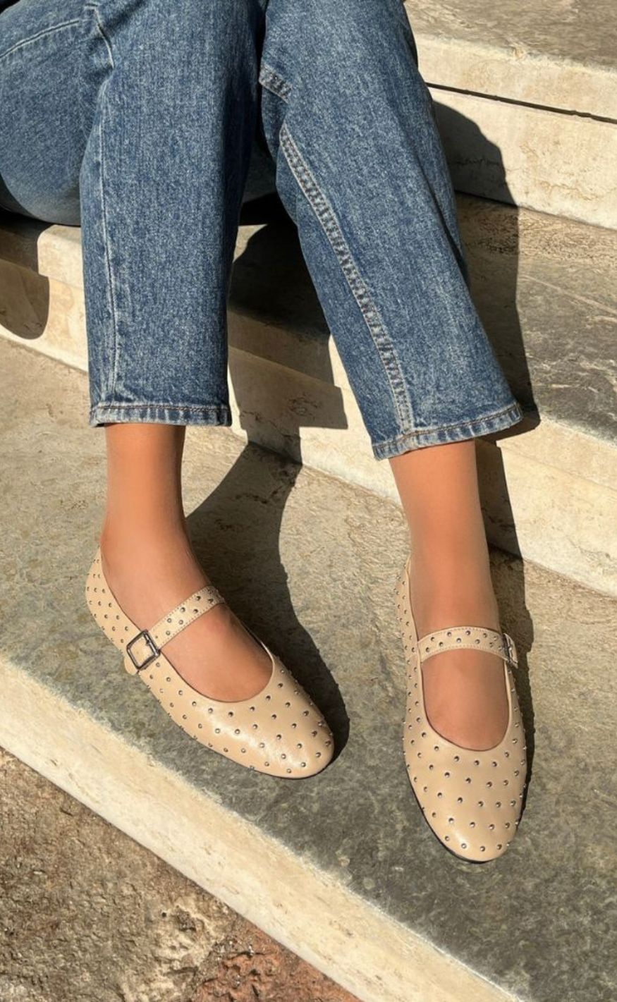 Copenhagen Shoes Ballerinaer - Forever Love - Beige
