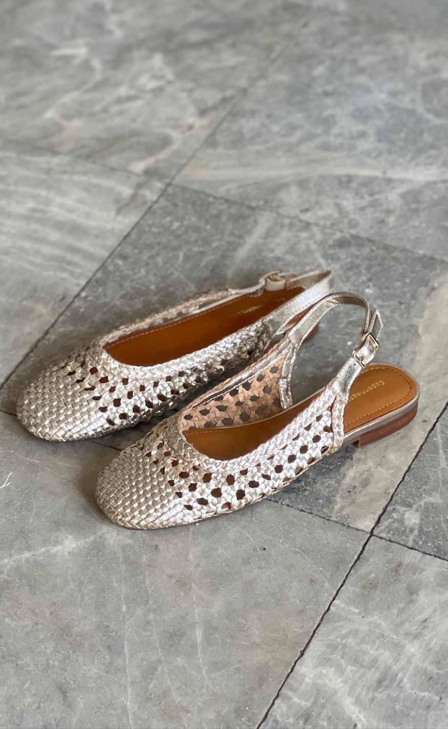 Copenhagen Shoes Ballerinaer - Valerie - Gold