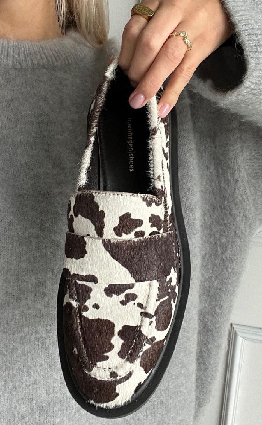 Copenhagen Shoes Loafers - Celina - White/brown