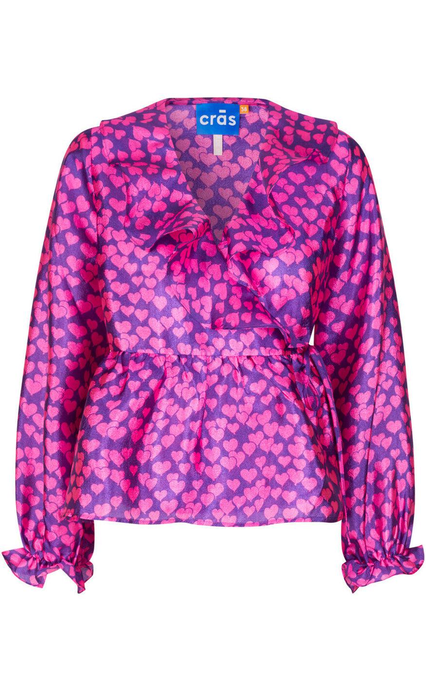 Cras Bluse  - Monin - Heartbeats Purple