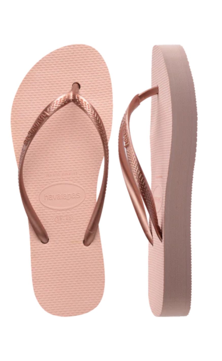 Havaianas Klipklapper / Sandal - Slim Flatform - Ballet Rose