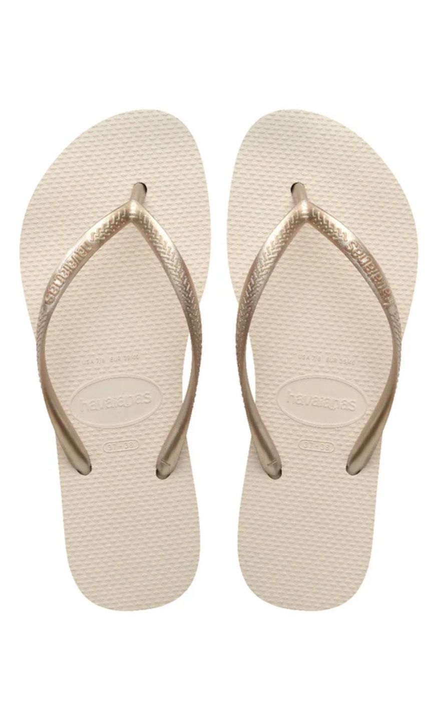 Havaianas Klipklapper / Sandal - Slim Flatform - Beige