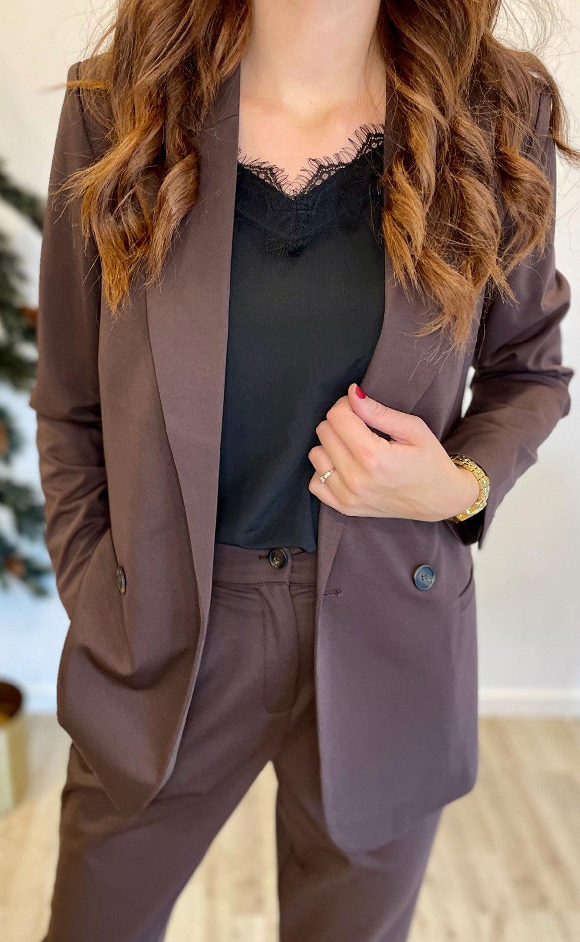 Love & Divine Blazer - Love590 - Chocolate