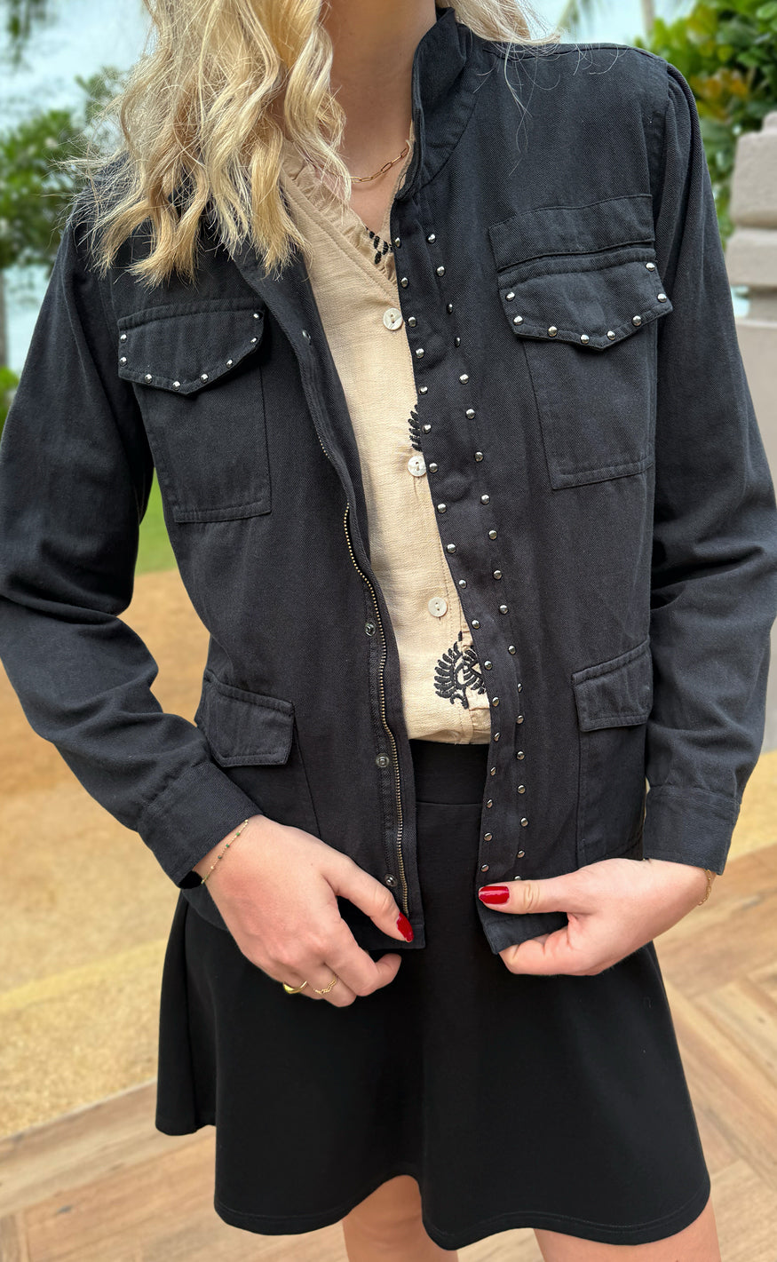 *aktiver Ikke* Say Ina Copenhagen Jakke - Jackie - Black