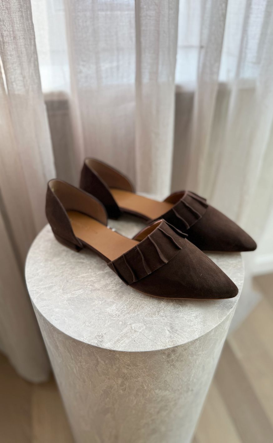 Copenhagen Shoes Ballarinaer - New Romance - Dark Brown