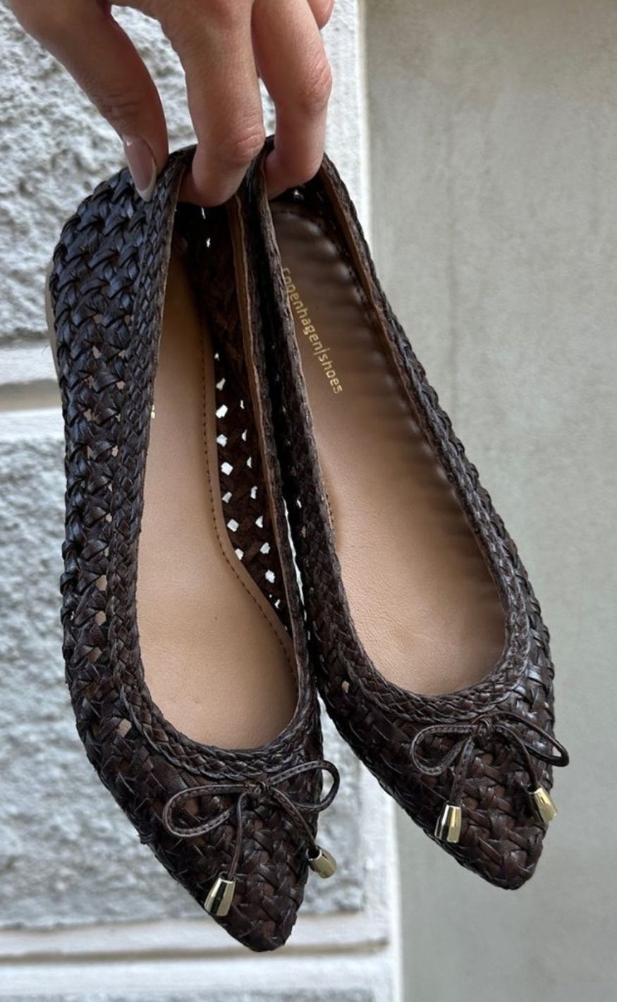 Copenhagen Shoes Ballerina - On My Love - Dark Brown