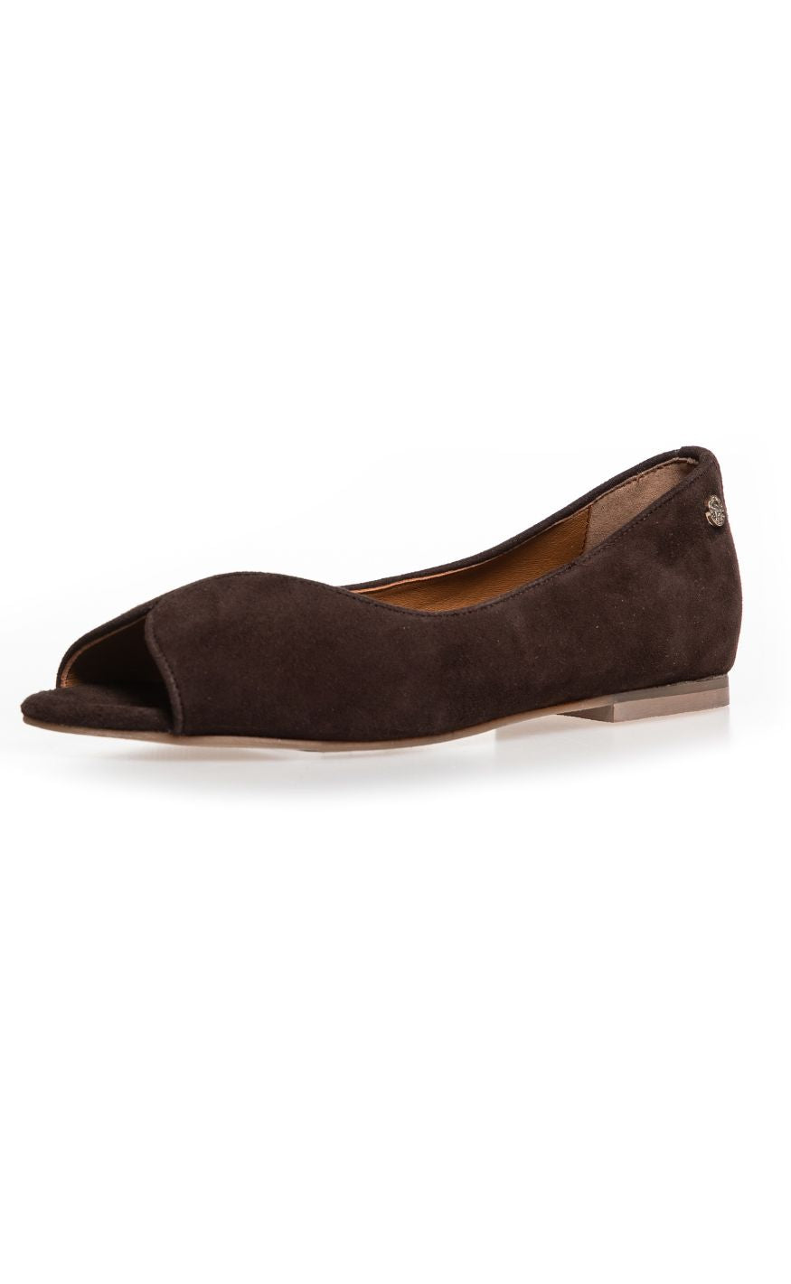 Copenhagen Shoes Ballerinaer - Like A Melody Plain - Dark Brown