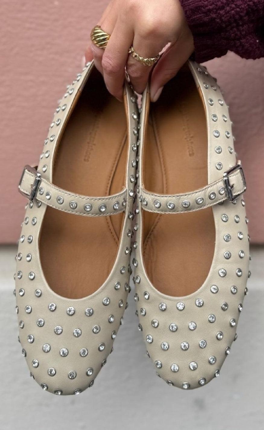 Copenhagen Shoes Ballerinaer - The Lovely Move - Beige