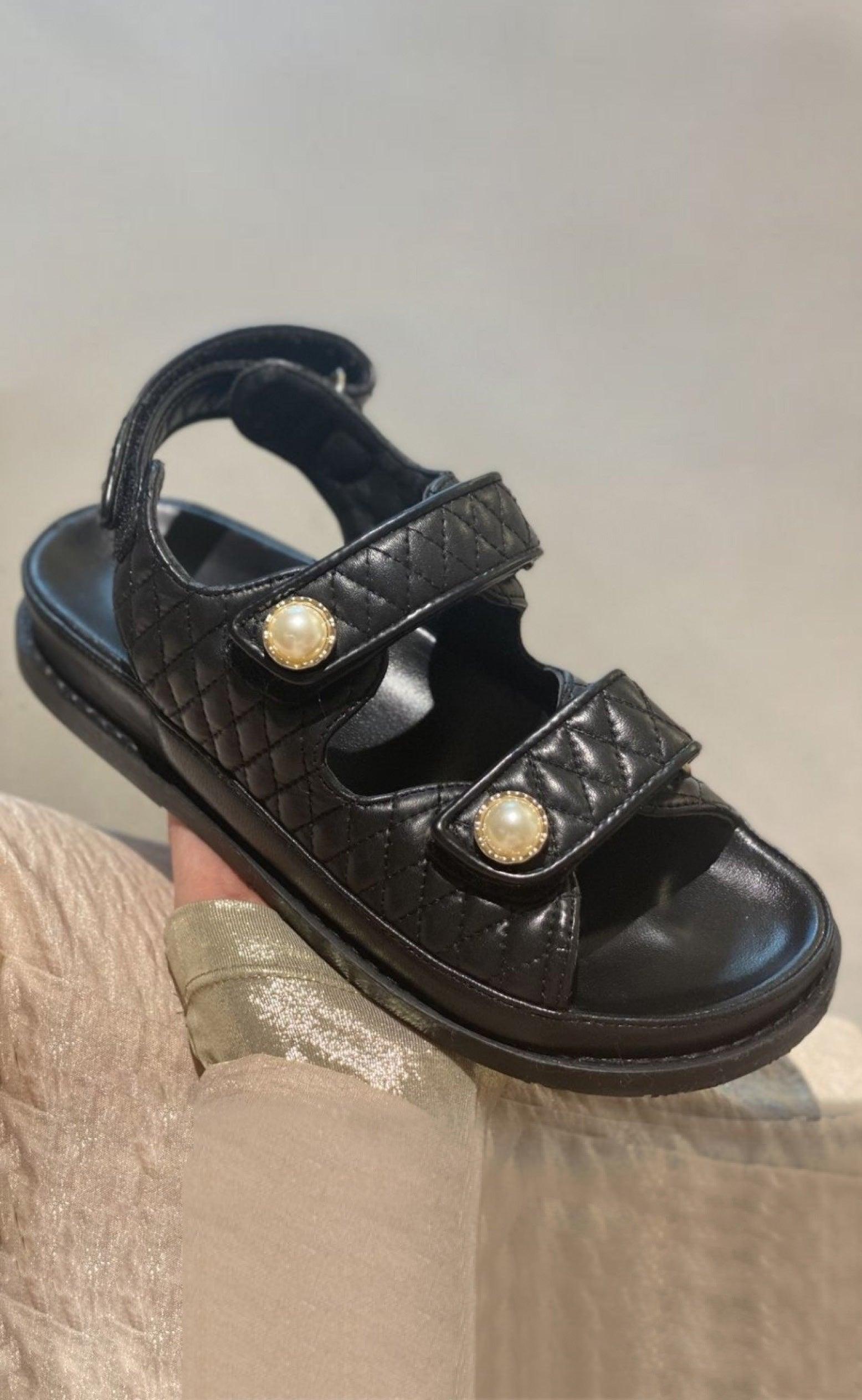 Copenhagen Shoes By Josefine Valentin Sandal - Luxury Pearl - Black