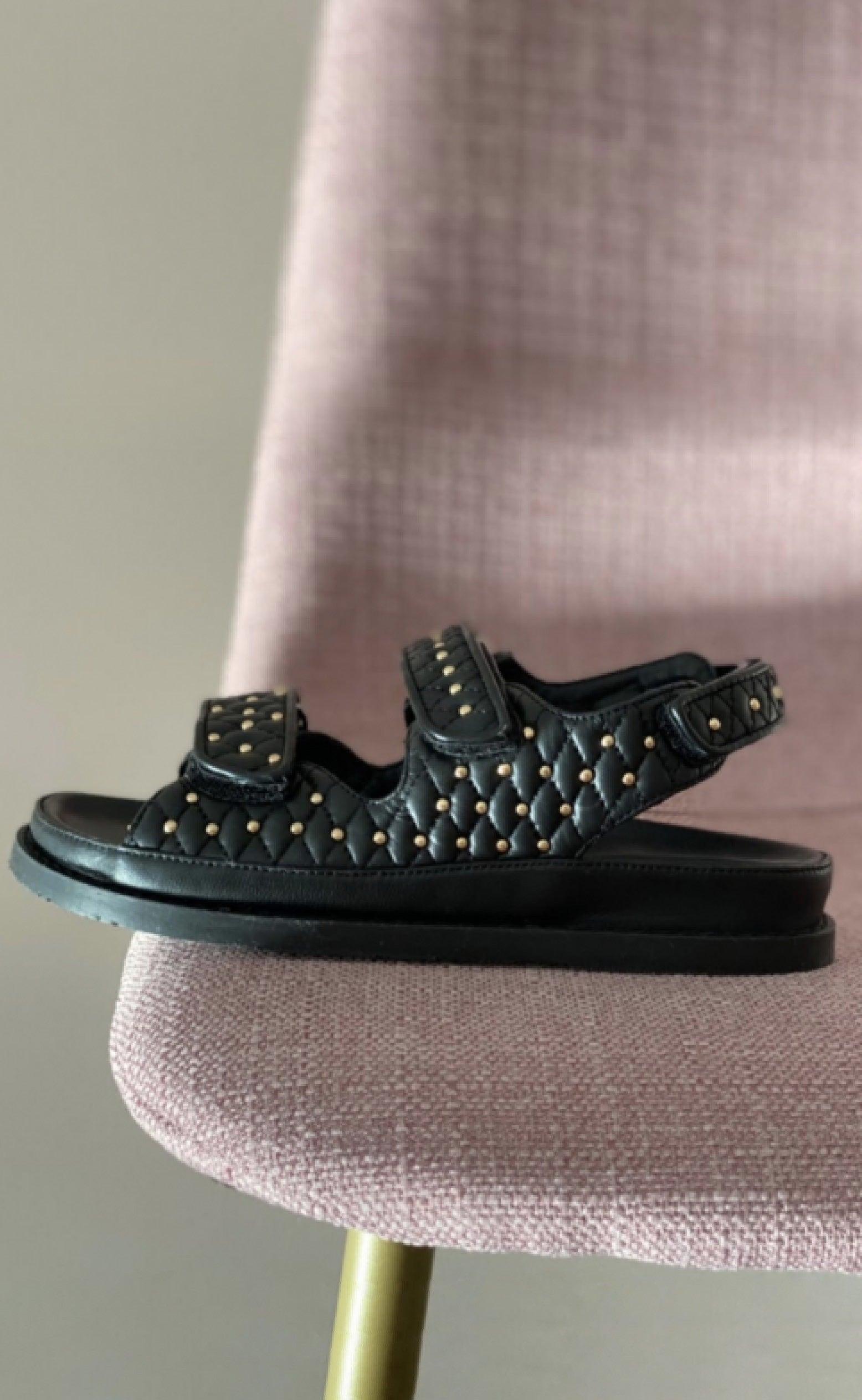 Copenhagen Shoes By Josefine Valentin Sandal - Luxury Studs - Black