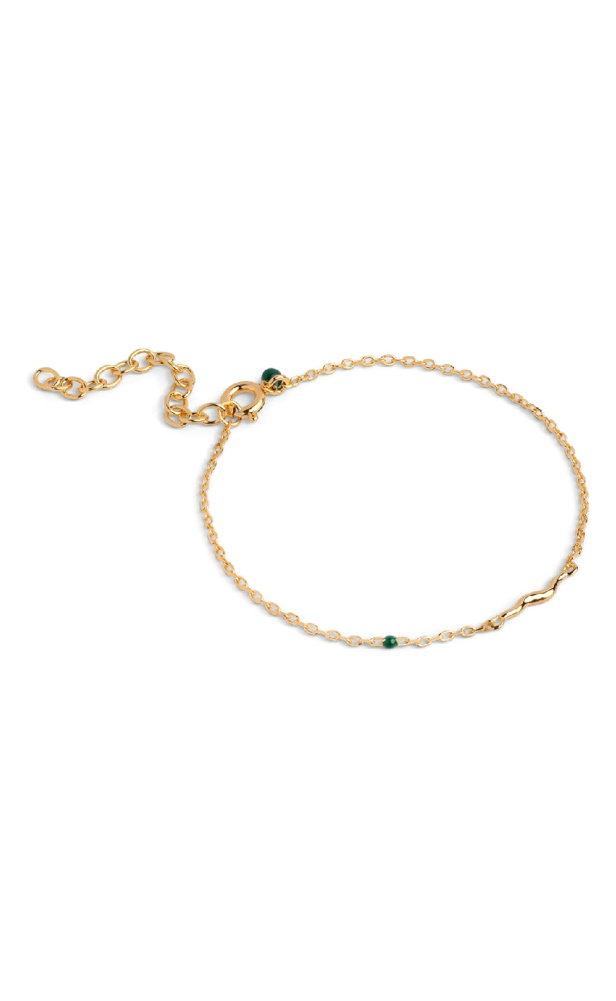 Enamel Copenhagen Armbånd - Etta - Petrol Green