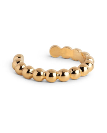 Enamel Copenhagen Ring - Ball - Gold Colour