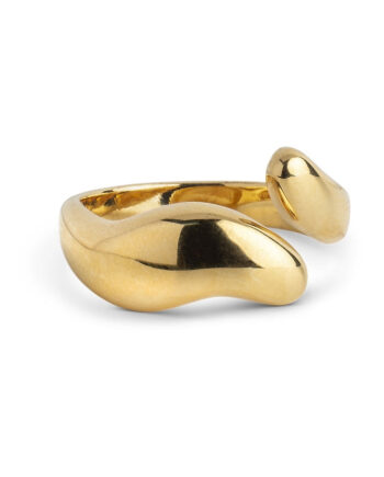 Enamel Copenhagen Ring - Neli - Gold Colour