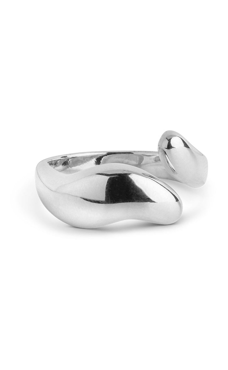 Enamel Copenhagen Ring - Neli - Silver Colour