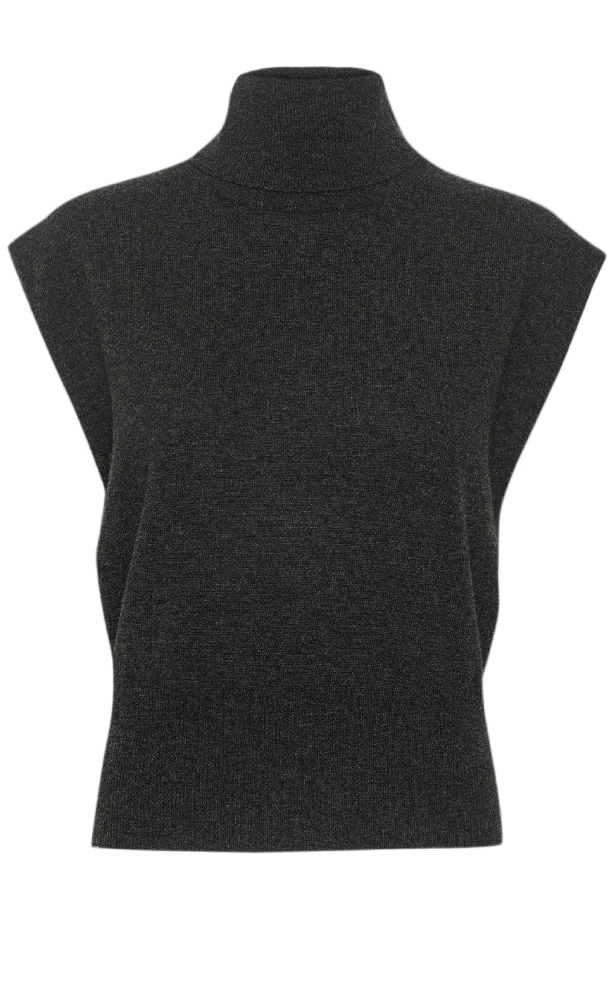 Gestuz Vest Manzi Deep Graphite Melange