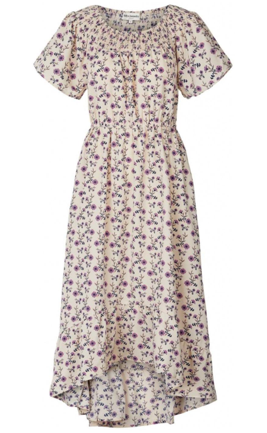 Lollys Laundry Dress - Flora - Creme