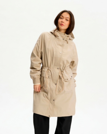 Nordic Project 18 Ratta Long Jacket Dame Jakke - Savannah Tan - 42