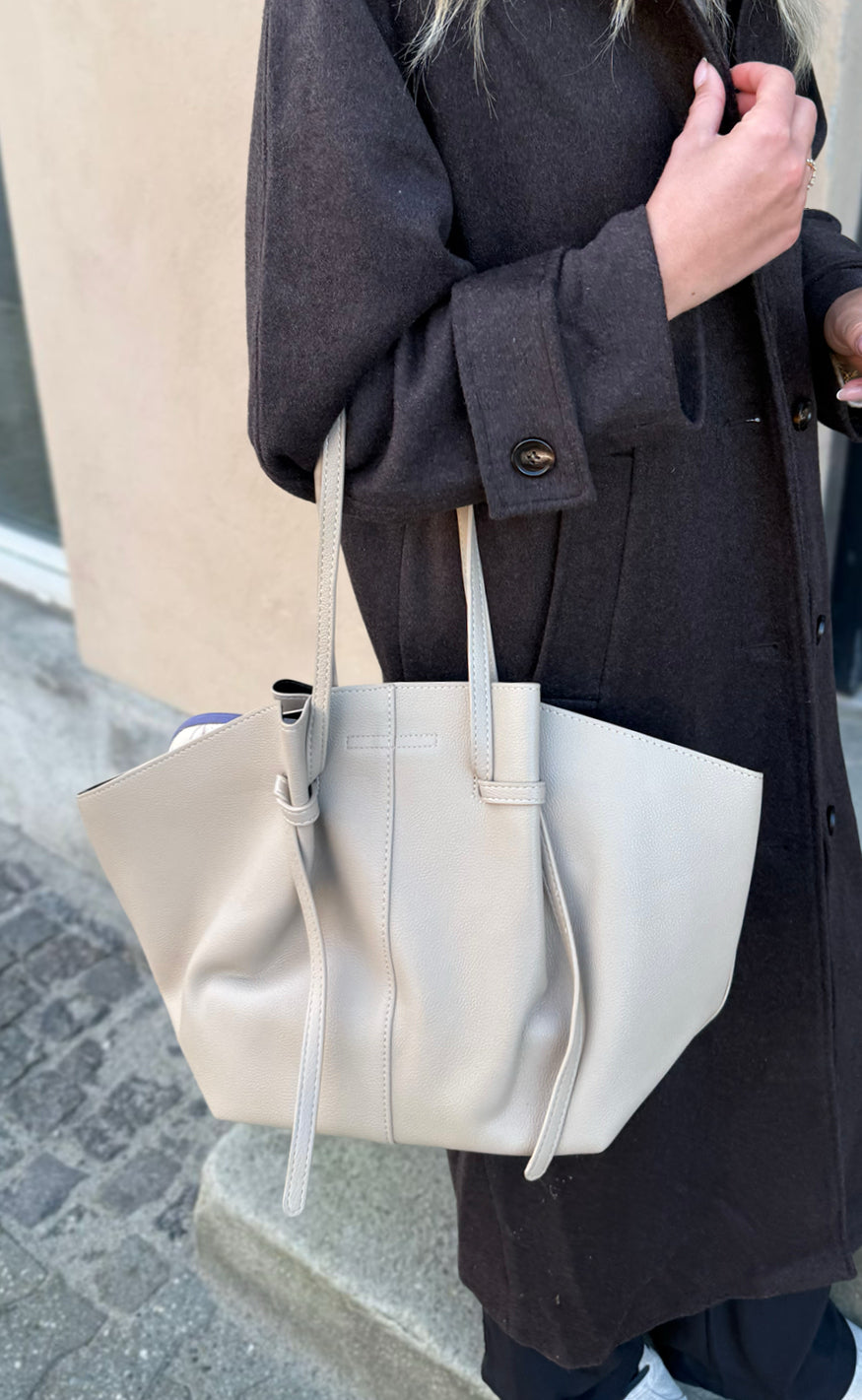 Say Ina Copenhagen Taske - Amanda - Beige Pu Leather