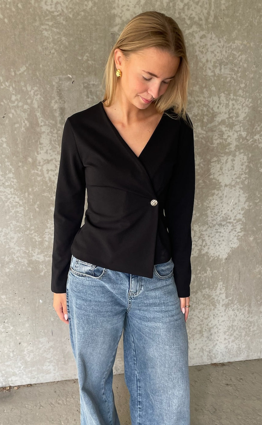 Sisters Point Bluse - Gevela Ls - Black