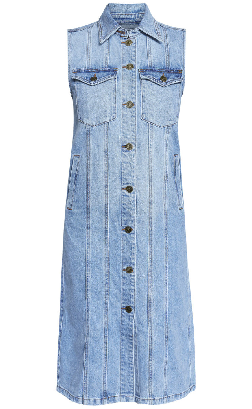 Sisters Point Kjole Faisa-dr    Denim Wash