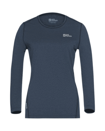 Trøje Til Dame - Jack Wolfskin - Sky Thermal Ls W - Mørkeblå