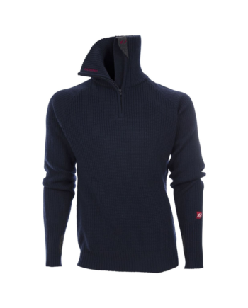 Uld Sweater - Ulvang Rav Zip - 100% Uld - Blå