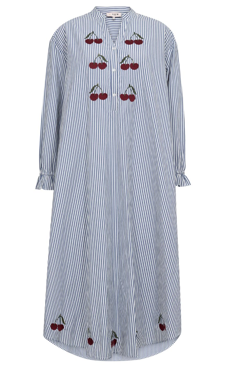 A-view Kjole - Alize - Blue/white Stribe