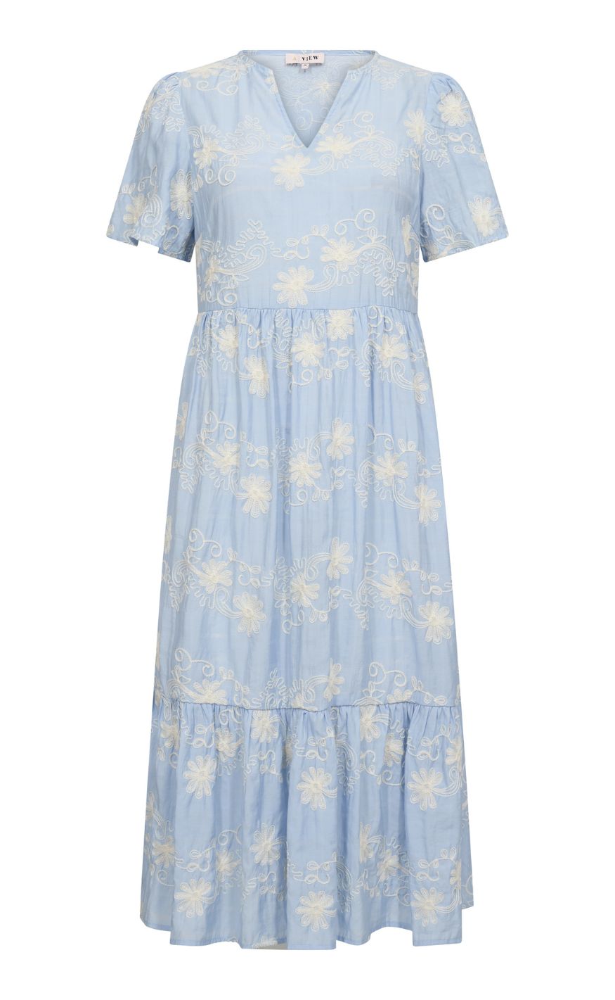 A-view Kjole - Daffodil - Light Blue