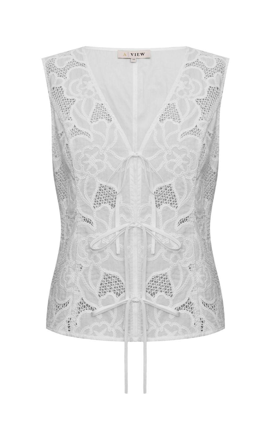 A-view Vest - Alucy - White
