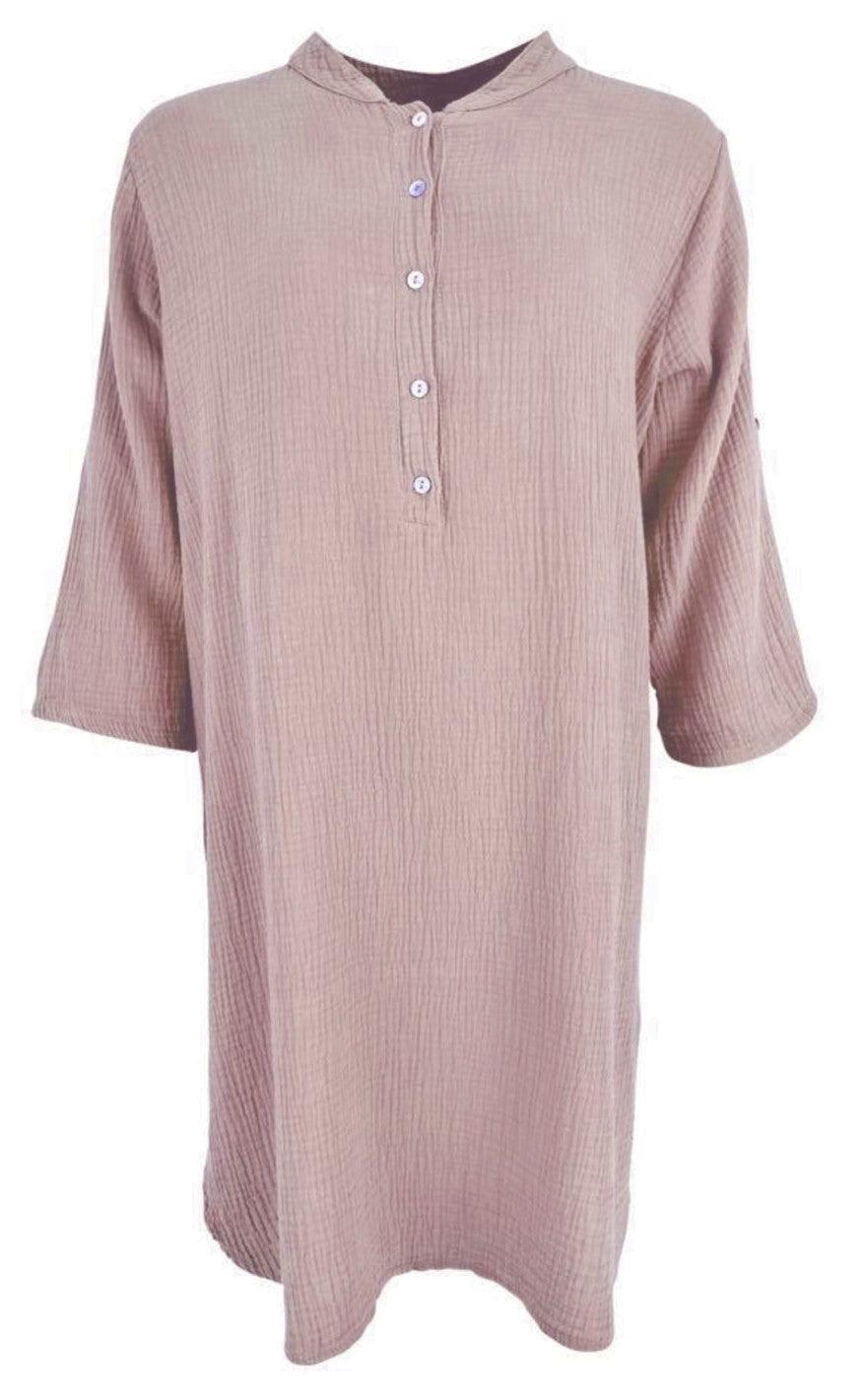 Black Colour Bluse - Dune Long - Rose