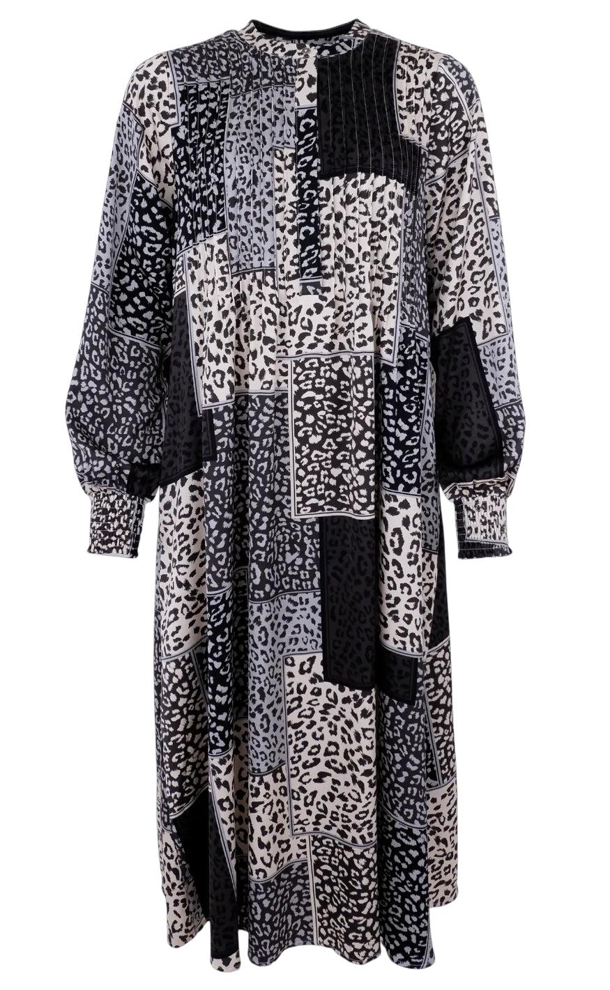 Black Colour  Kjole - Maggie - Grey