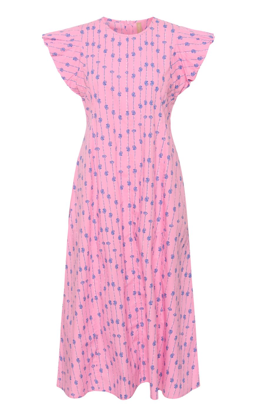 Culture Kjole - Marco Olena - Begonia Pink/nautical Blue