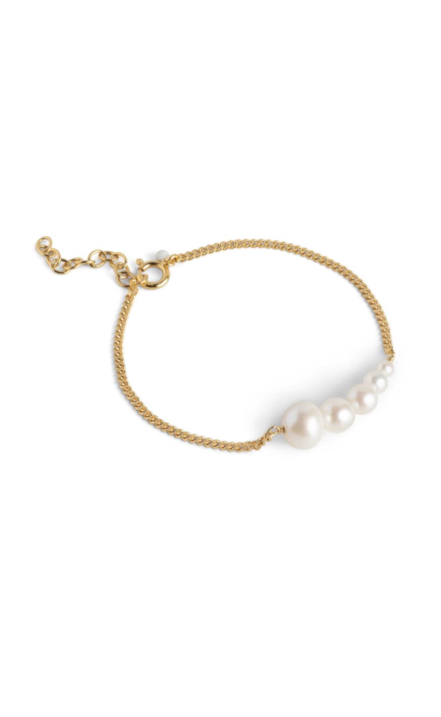 Enamel Copenhagen Armbånd - Carmen Pearls - Gold Colour