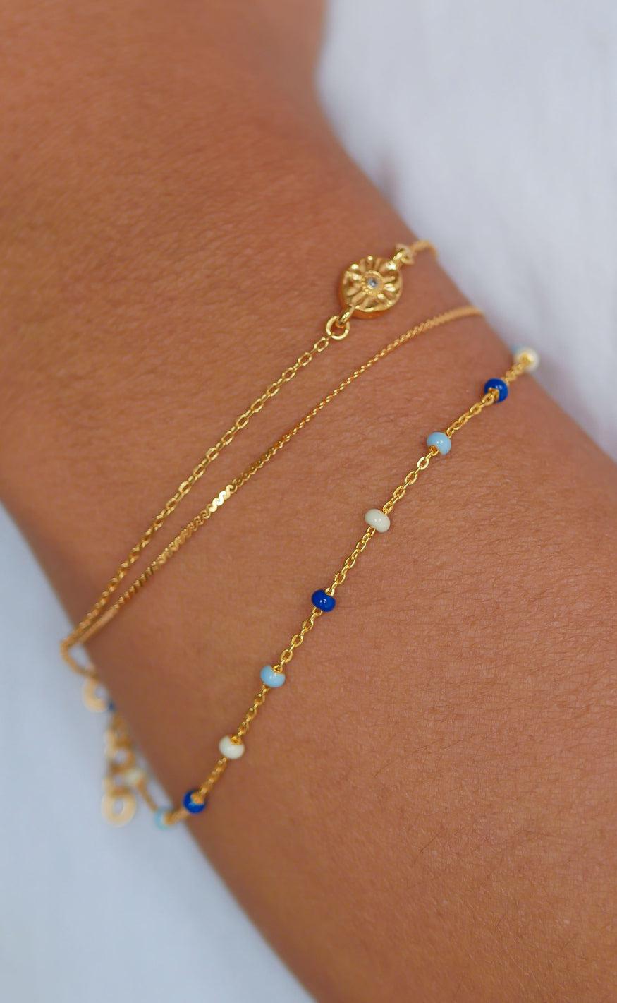 Enamel Copenhagen Armbånd - Lola - Marine Gold Colour