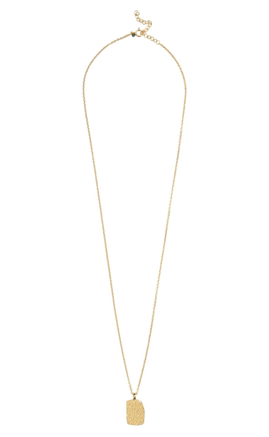 Enamel Copenhagen Halskæde Mom Statement Gold Colour