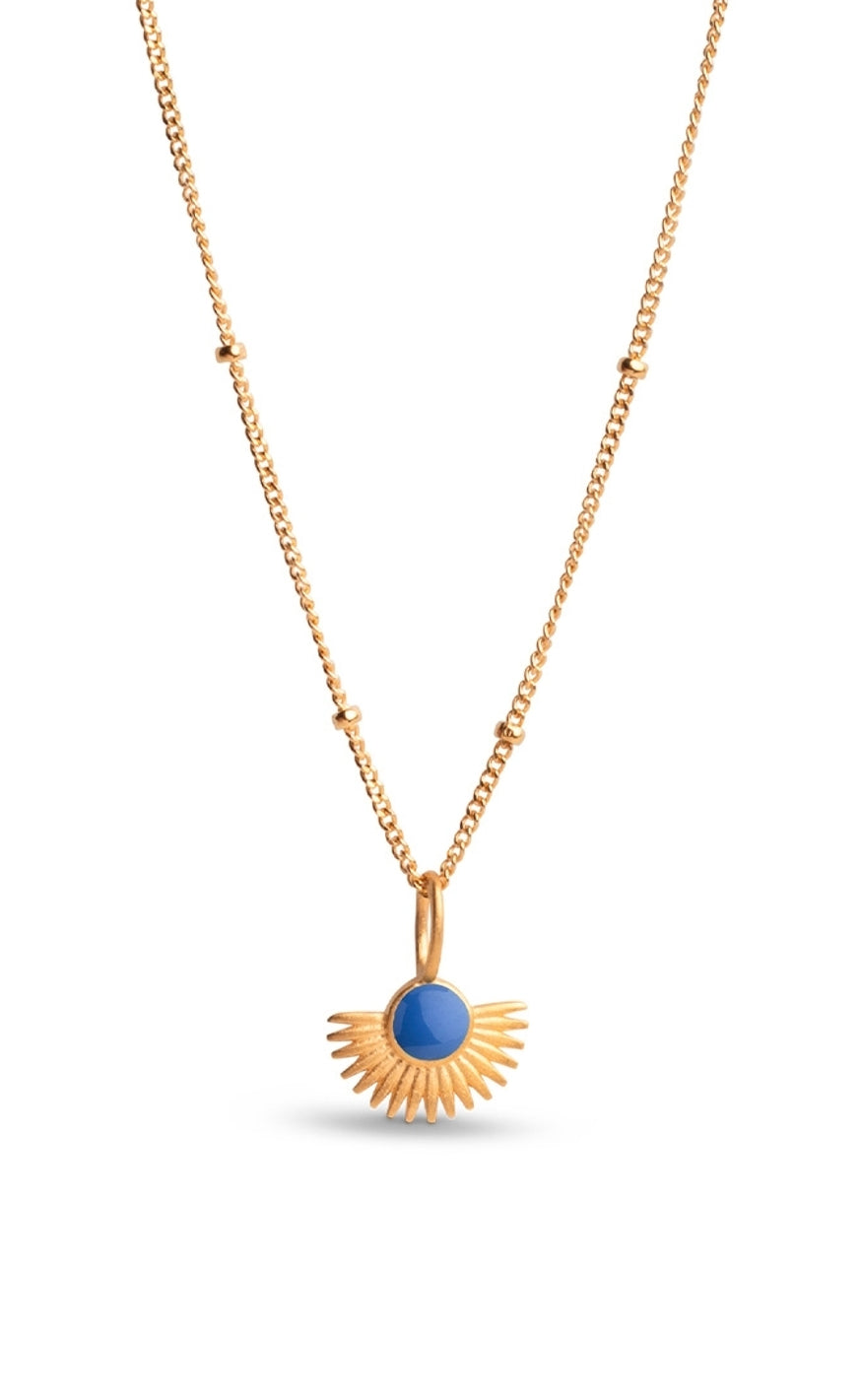 Enamel Copenhagen Halskæde - Soleil - Cornflower
