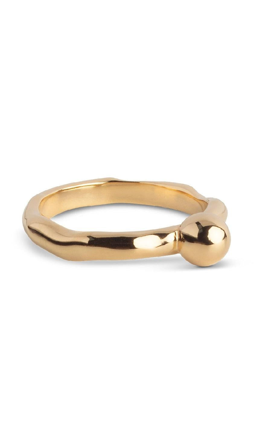 Enamel Copenhagen Ring - Ariel - Gold Colour