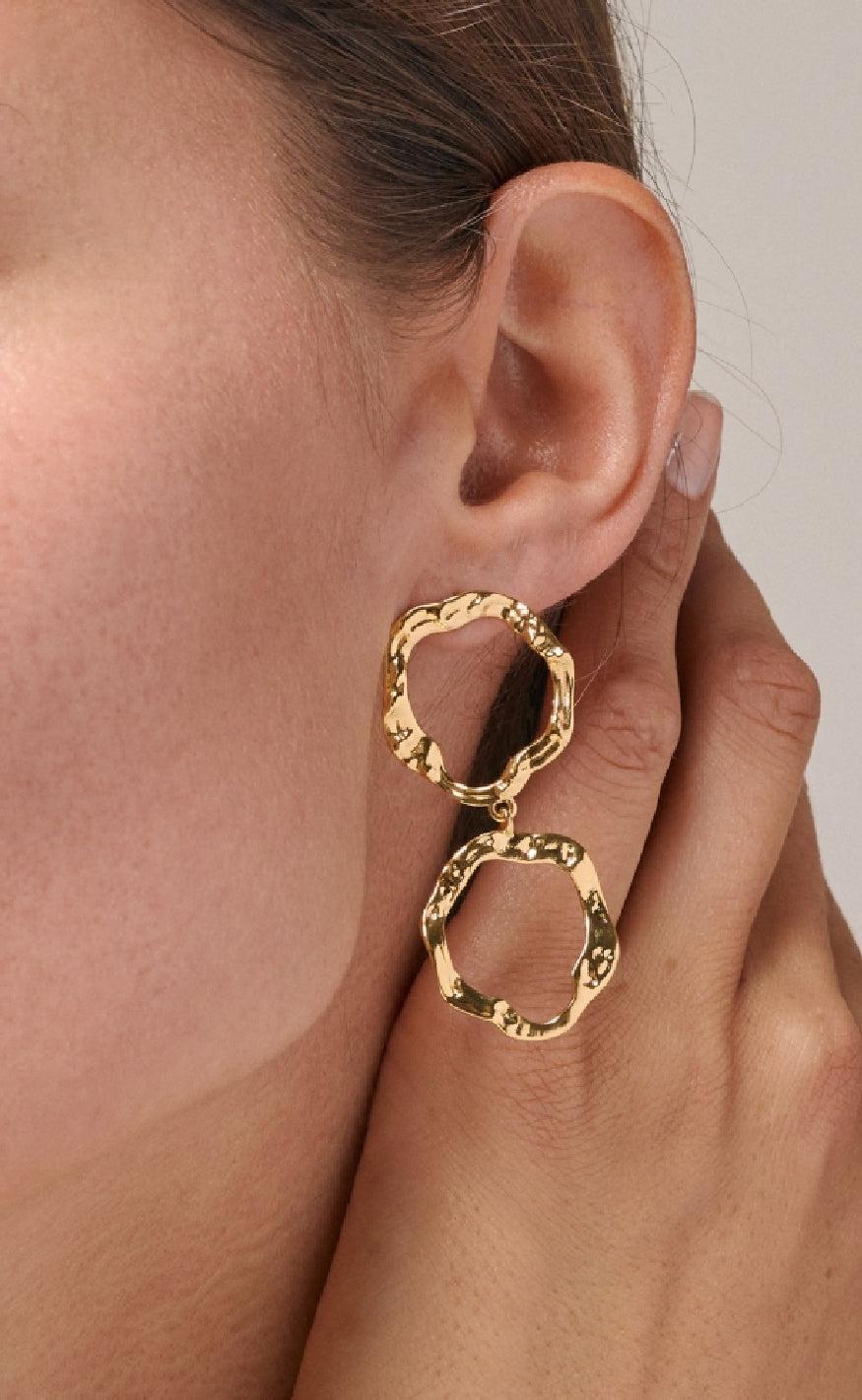 Enamel Copenhagen øreringe - Miriam - Gold Colour