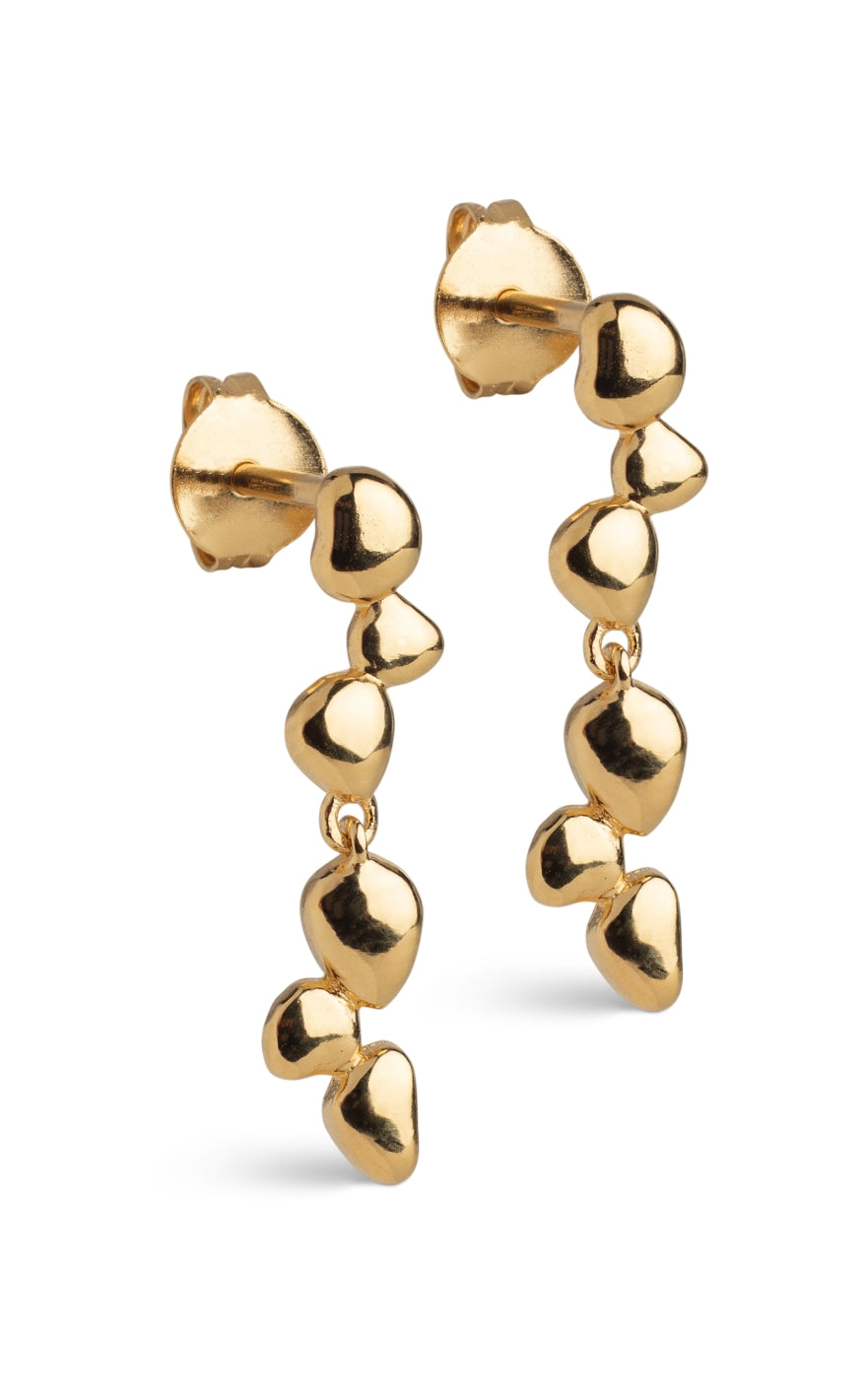 Enamel Copenhagen øreringe - Nara Drop - Gold Colour