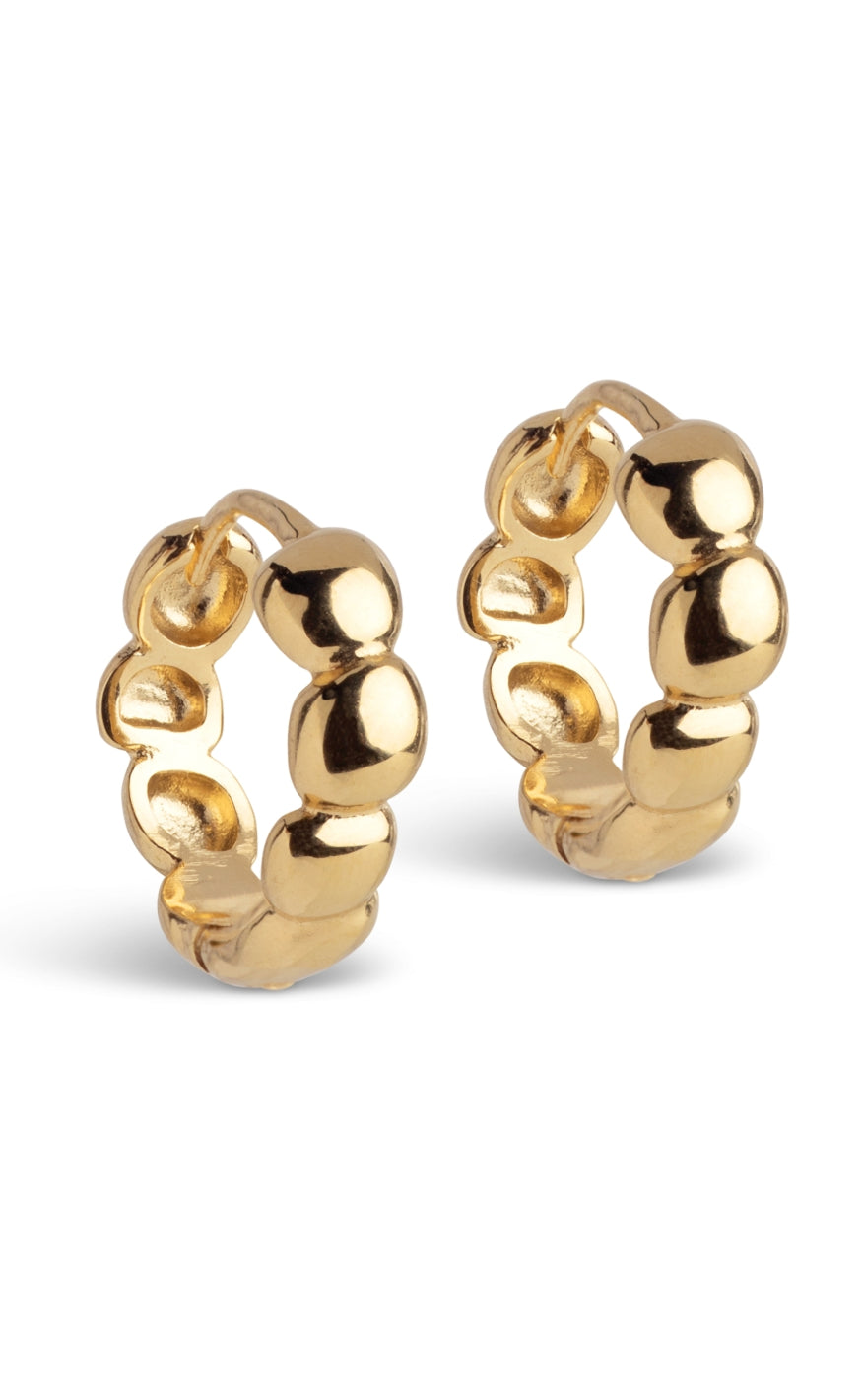 Enamel Copenhagen øreringe - Nara Hoops - Gold Colour