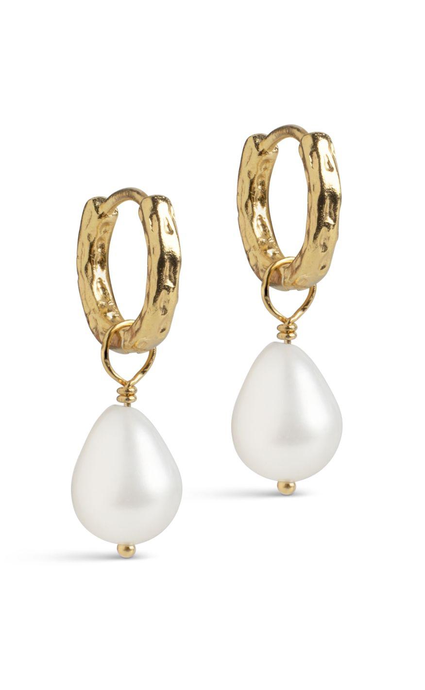 Enamel Copenhagen øreringe - Significant Pearl - Forgyldt