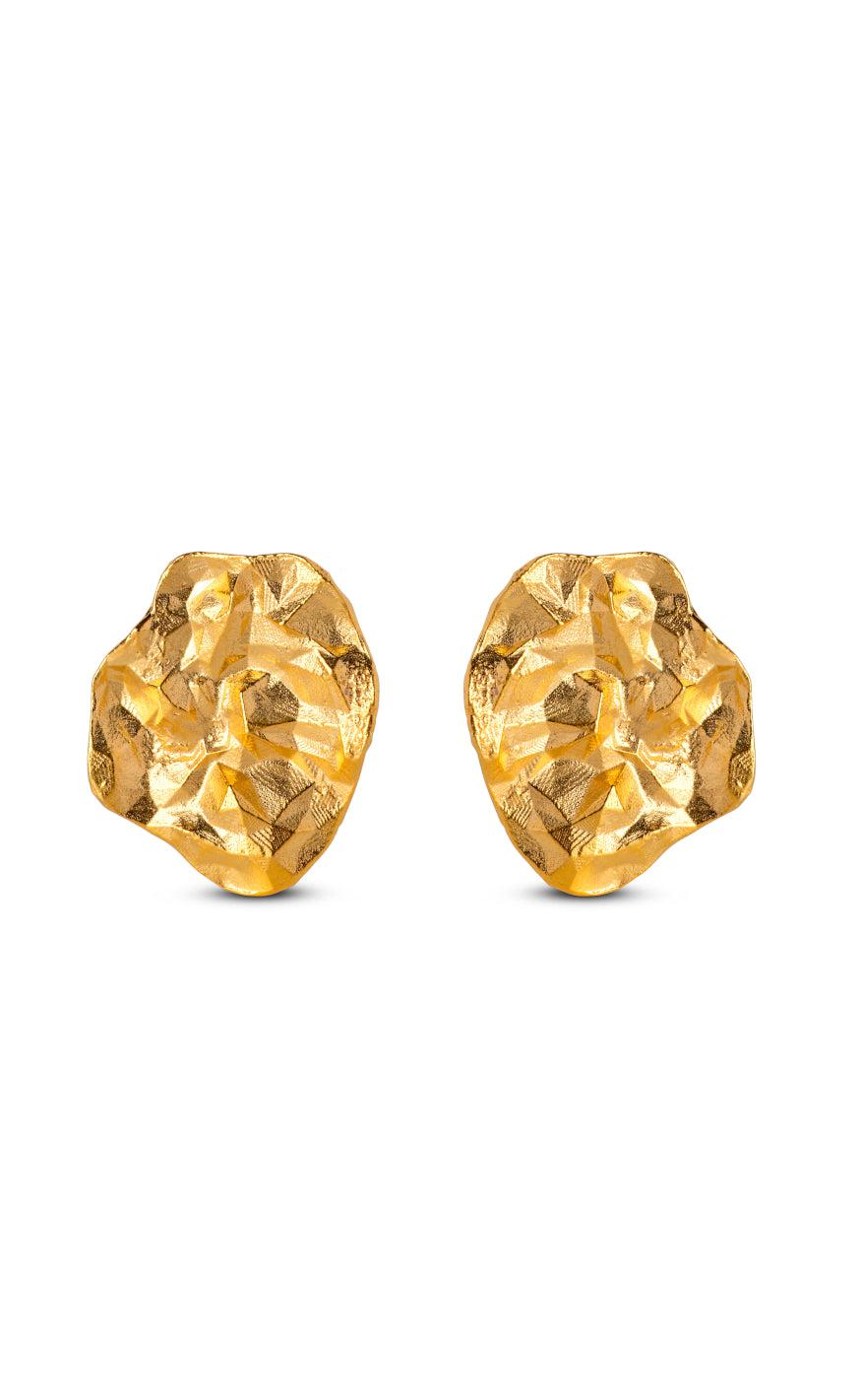 Enamel Copenhagen øreringe / Studs - Windy - Gold Colour